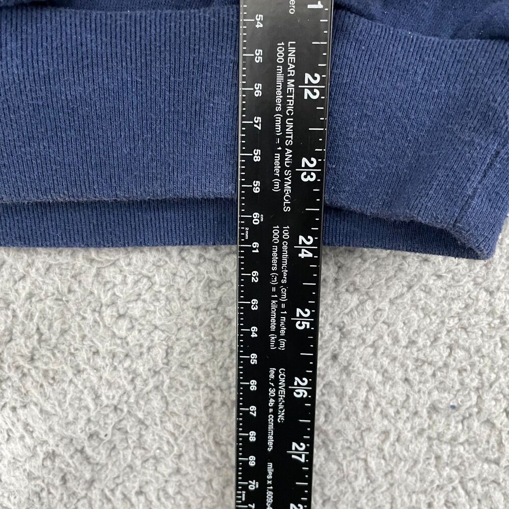 VTG Grandma Sweatshirt M Navy Double Collar Grandkids Embroidered 90s Crewneck - Picture 5 of 8